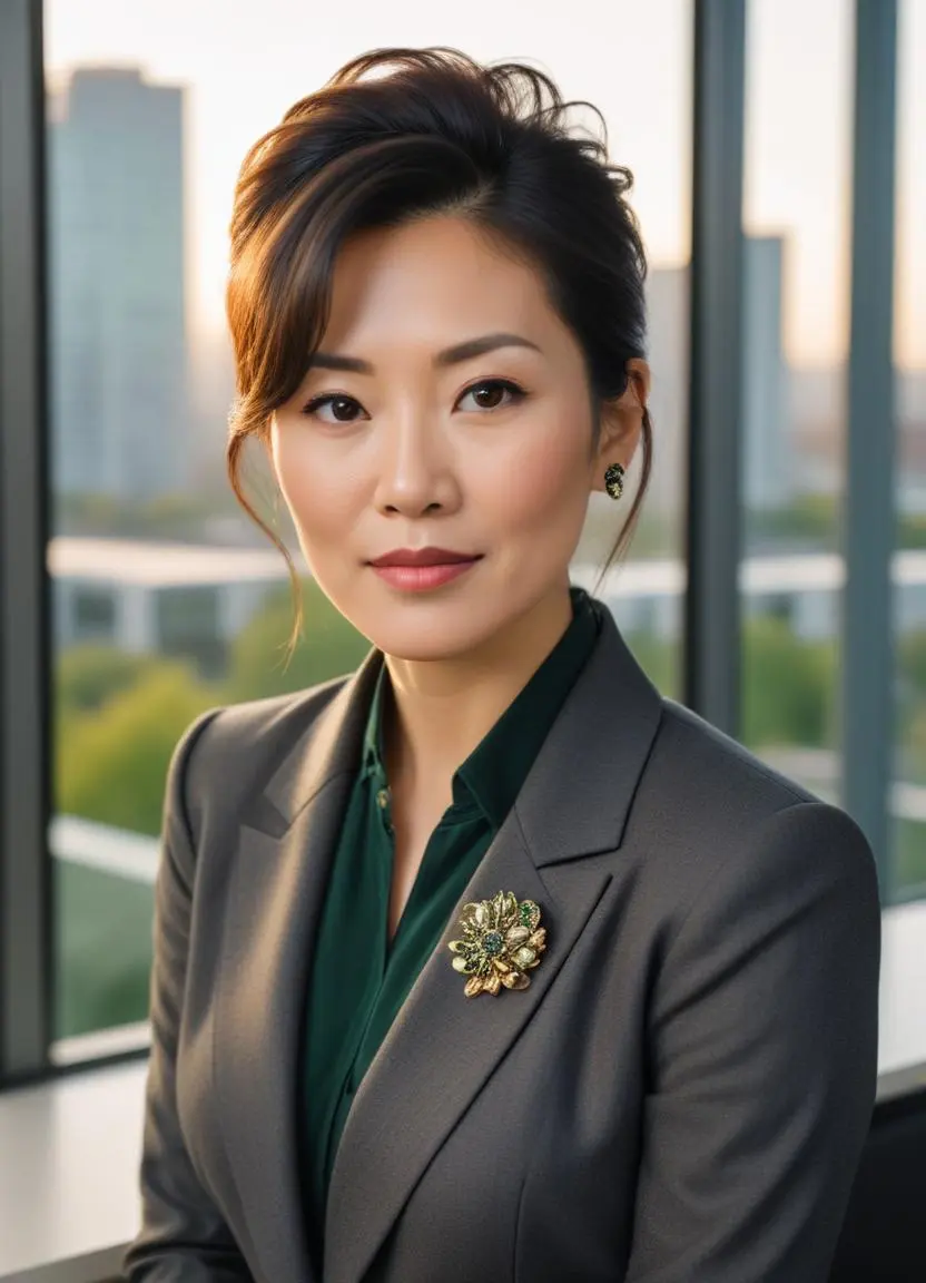 Fonder asian woman.