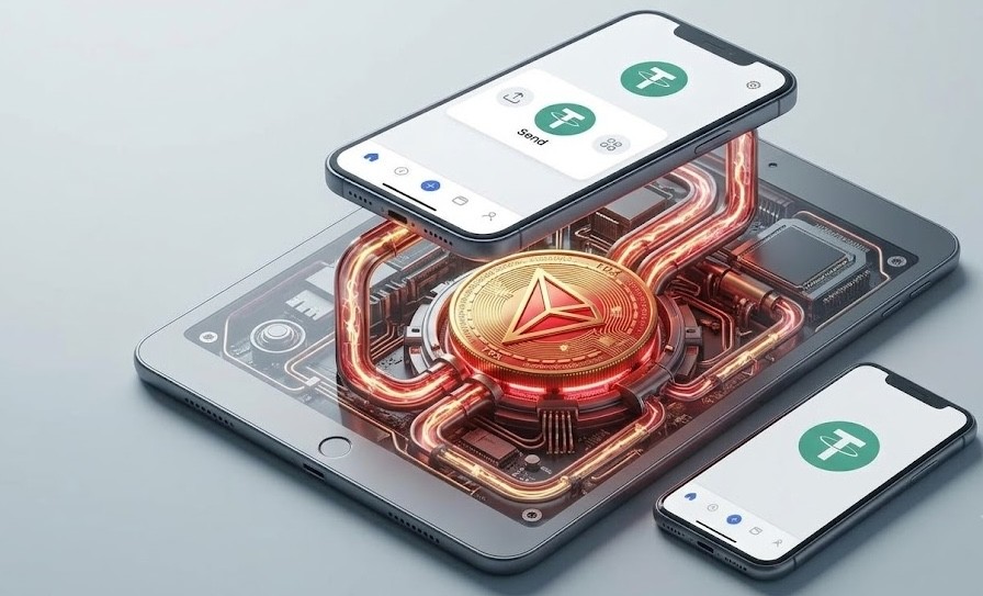 TRC-20 USDT transfer with TRON energy bandwidth and network fee resources