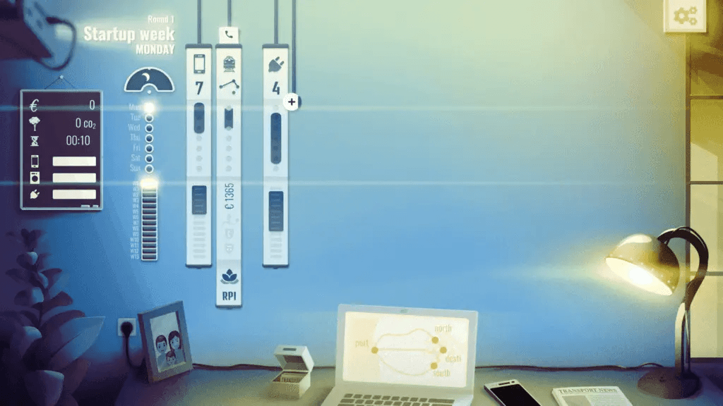 Screenshot uit het spel Master Shipper