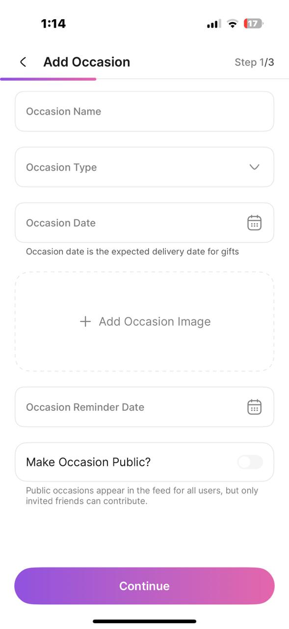 Mobile UI
