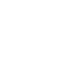 Black lightning bolt centered inside a white guitar pick shape with a transparent background, representing the icon used in the Rockn' Socials branding.