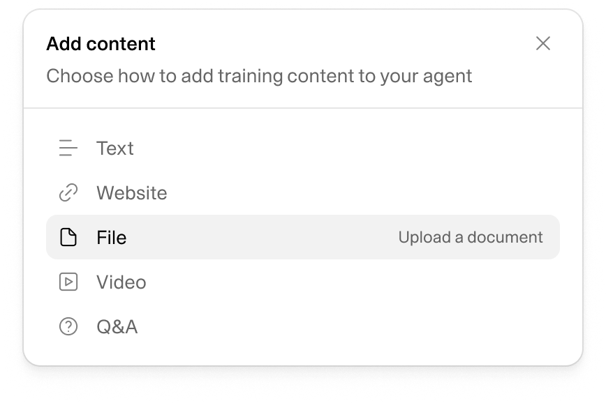 Content Training