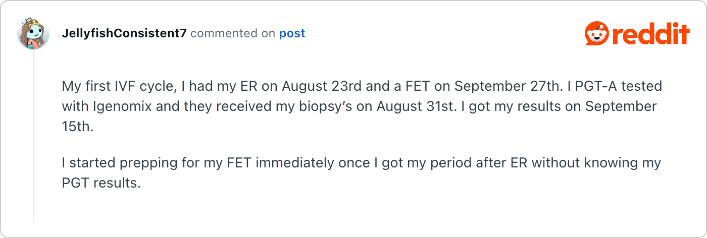 Post on Reddit