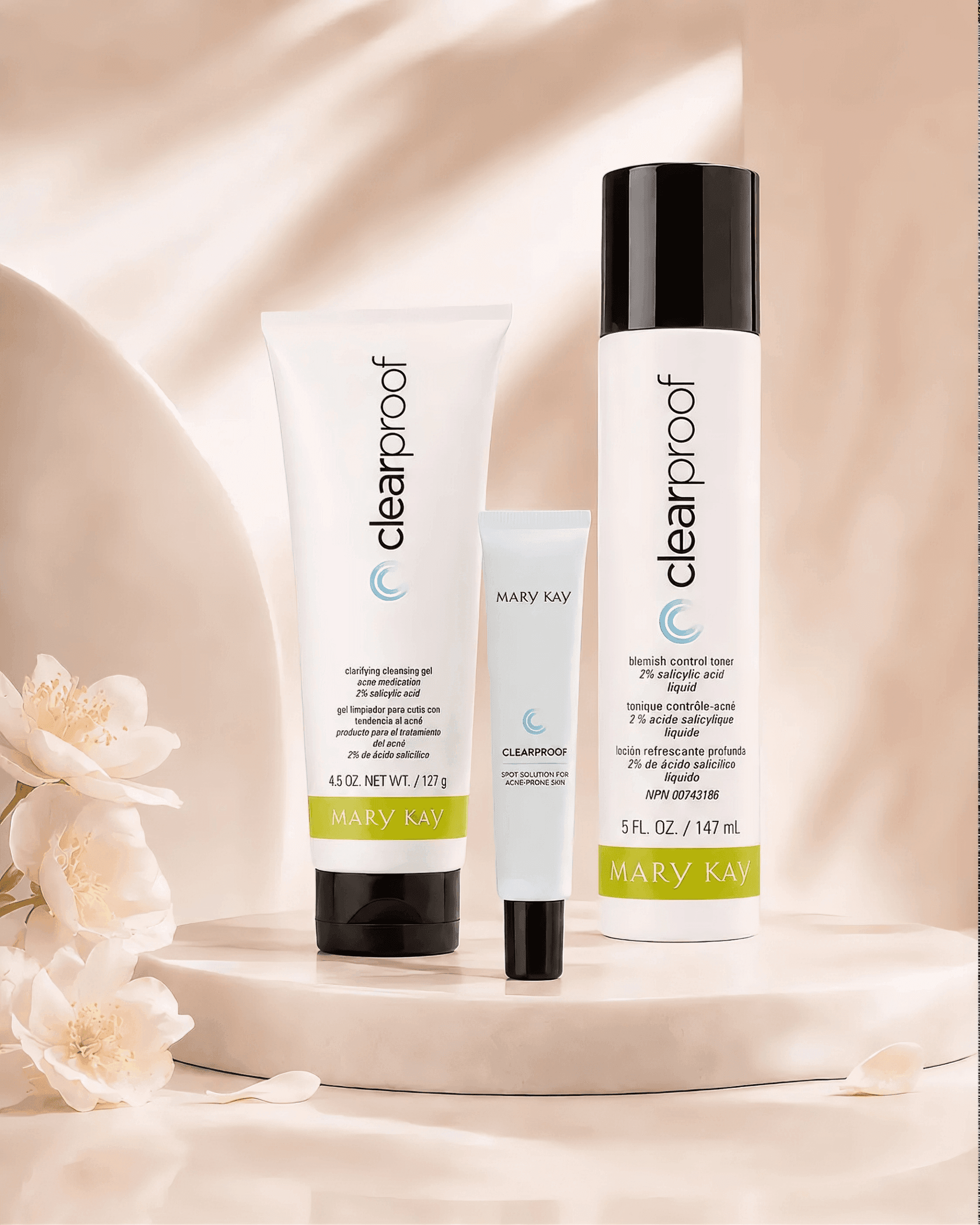 Produtos Mary Kay Clear Proof para cuidados com oleosidade e pele acneica