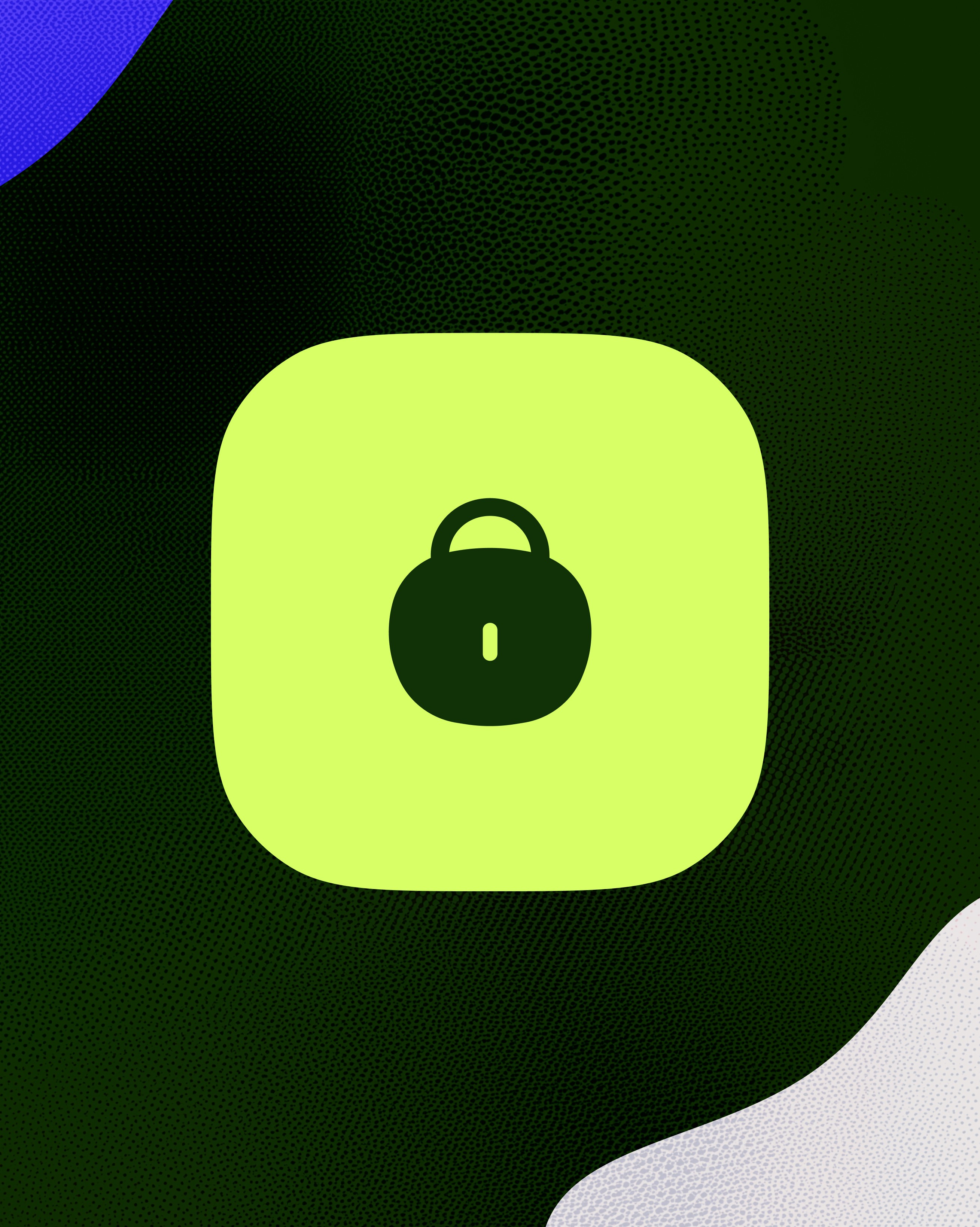 August privacy and security badge with padlock icon representing data protection