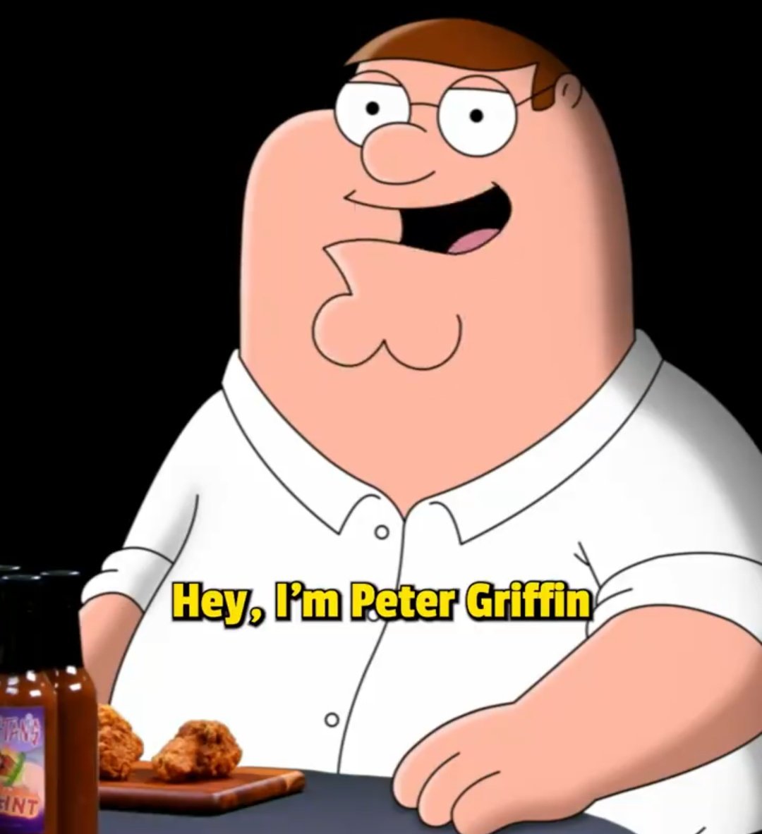 peter griffin similing