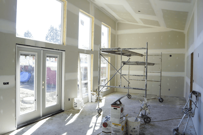 interior work in progess shot