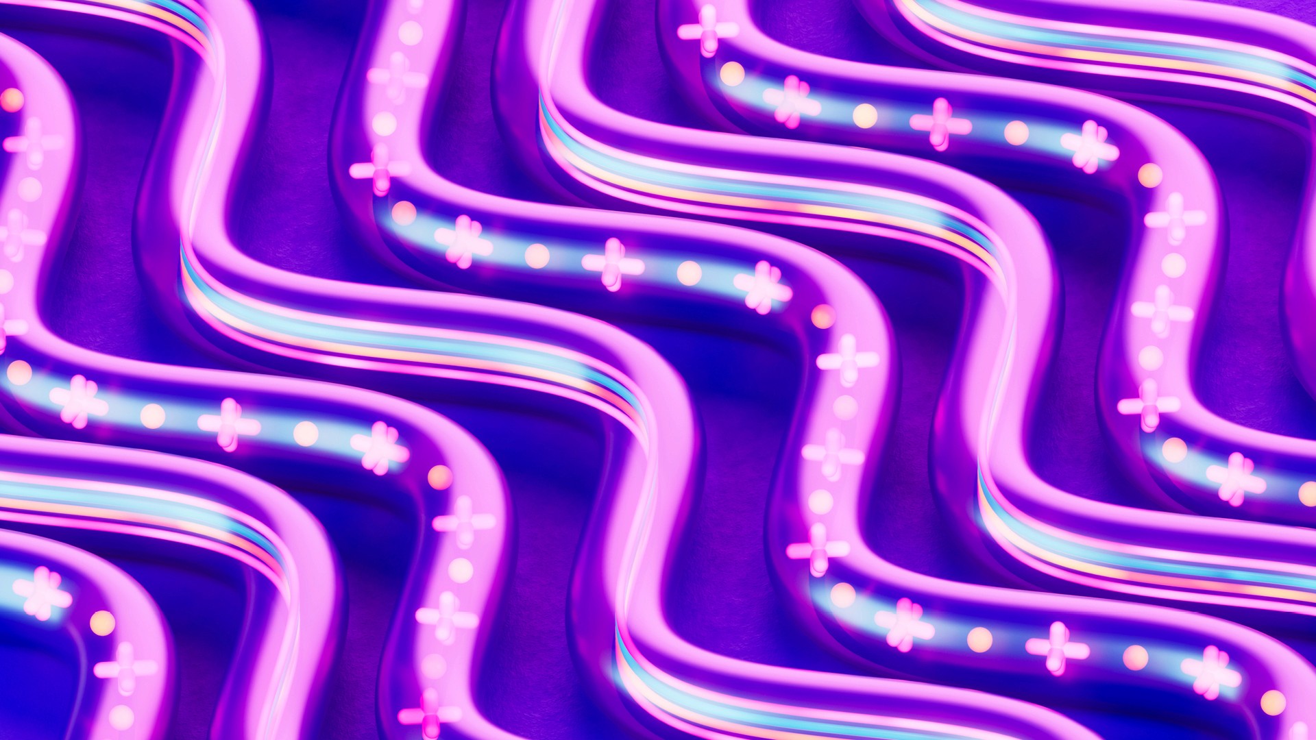 Machine Learning Concept with Fiber Optic Network Connections