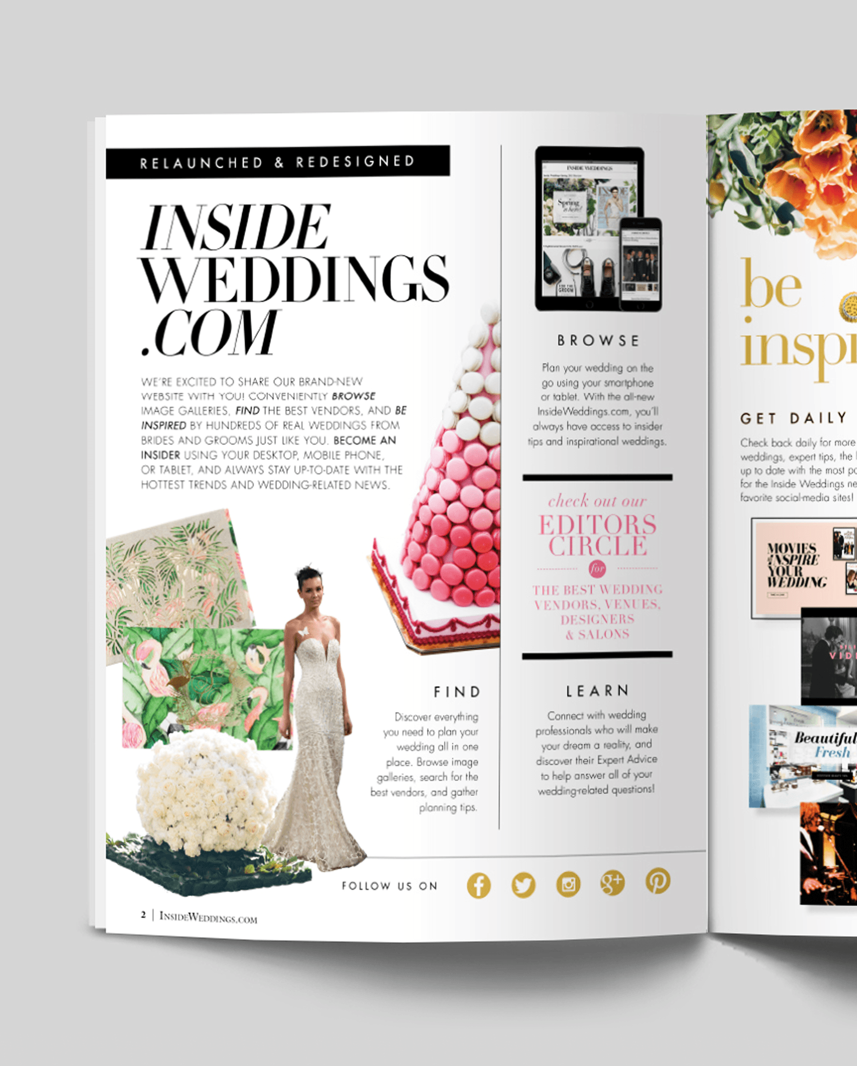 Inside Weddings - Spread 1