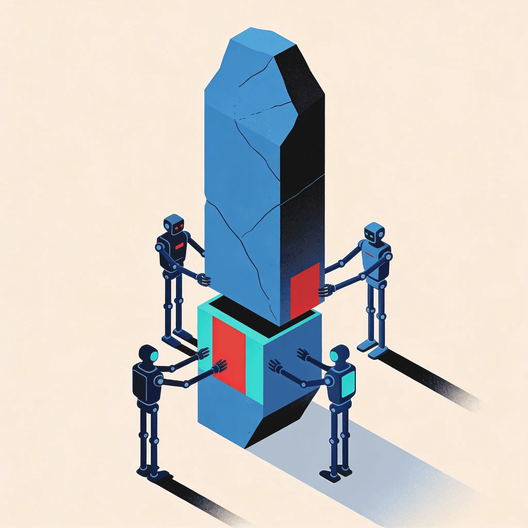 Two colleagues smiling while working together on a laptop.