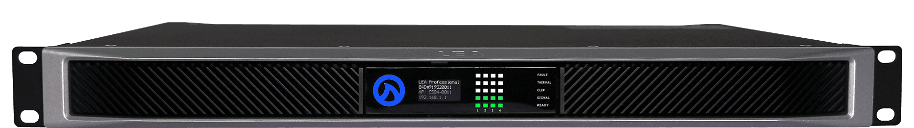 CS84D — LEA Professional 4-channel 80W smart amplifier