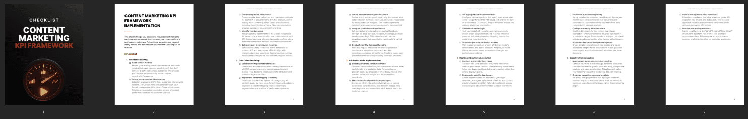 Entrepedia 1765823949460-Content-Marketing-KPI-Framework-Implementation---Checklist