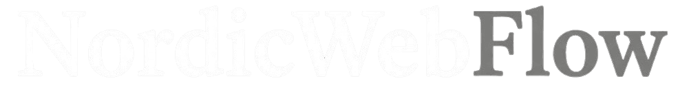 NordicWebFlow logo - Professionelle hjemmesider og Lokal SEO for danske håndværkere