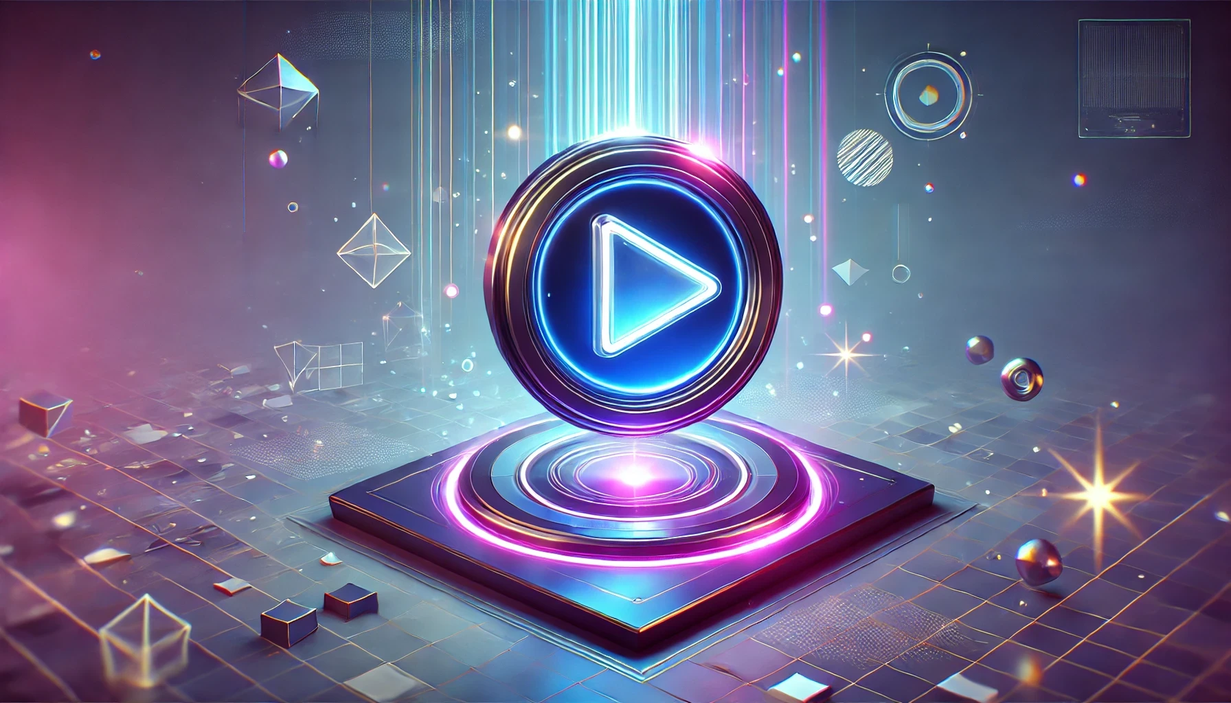 play button to video