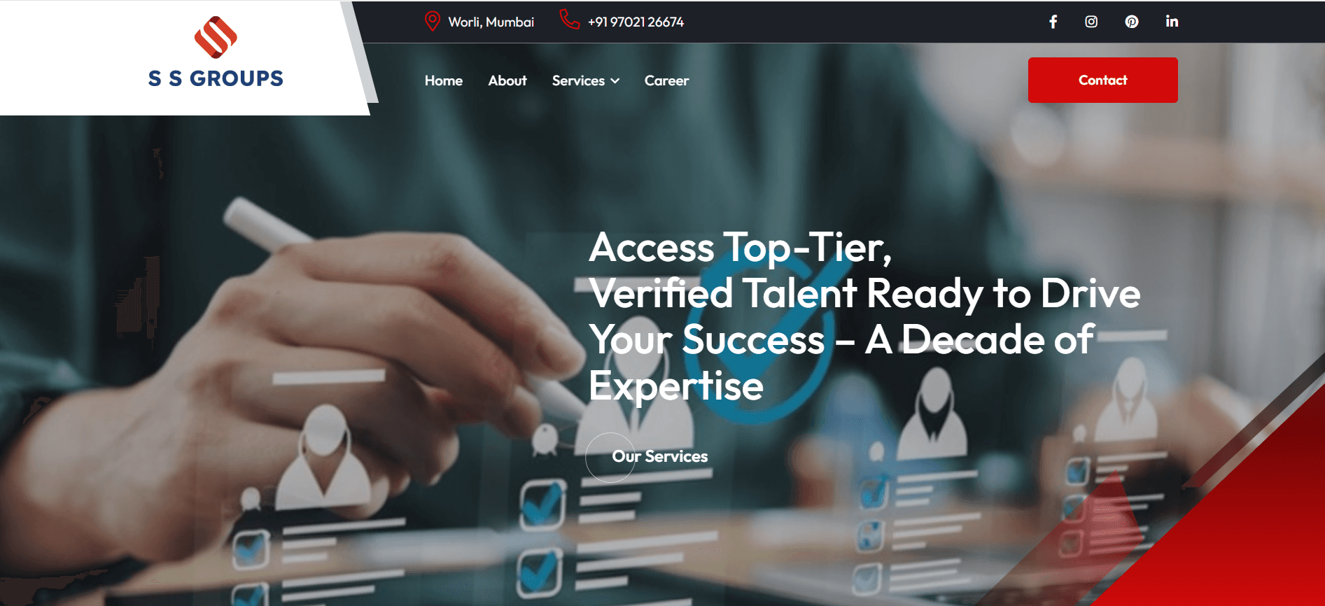 manpower website project