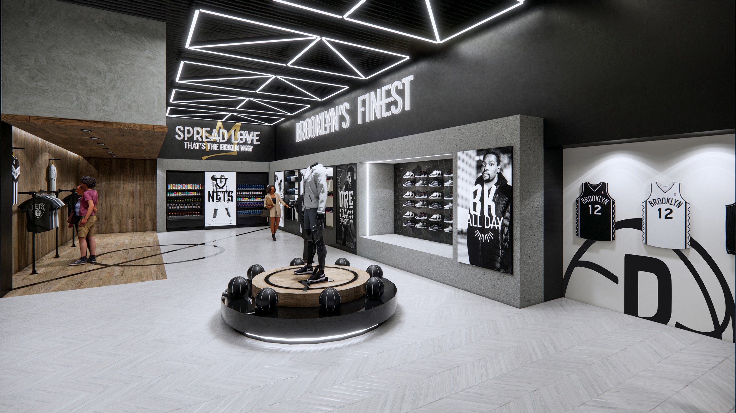 BKLYN Nets Retail View