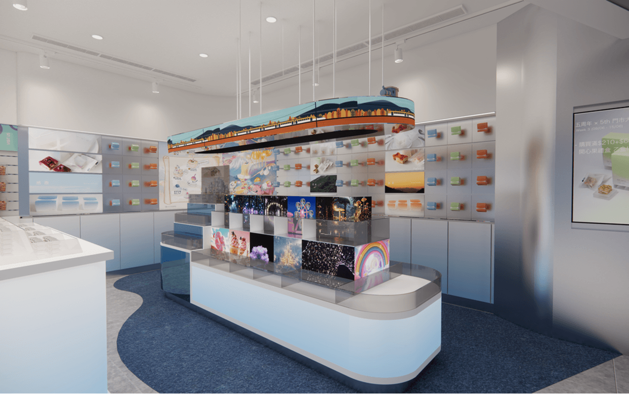 nebu開放式零食禮盒店舖全景