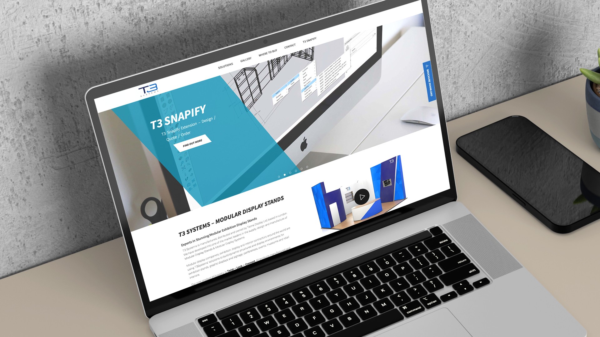 Laptop displaying Bond Media's website, showcasing web design, SEO services in Dubai by experts. Bond Media UAE