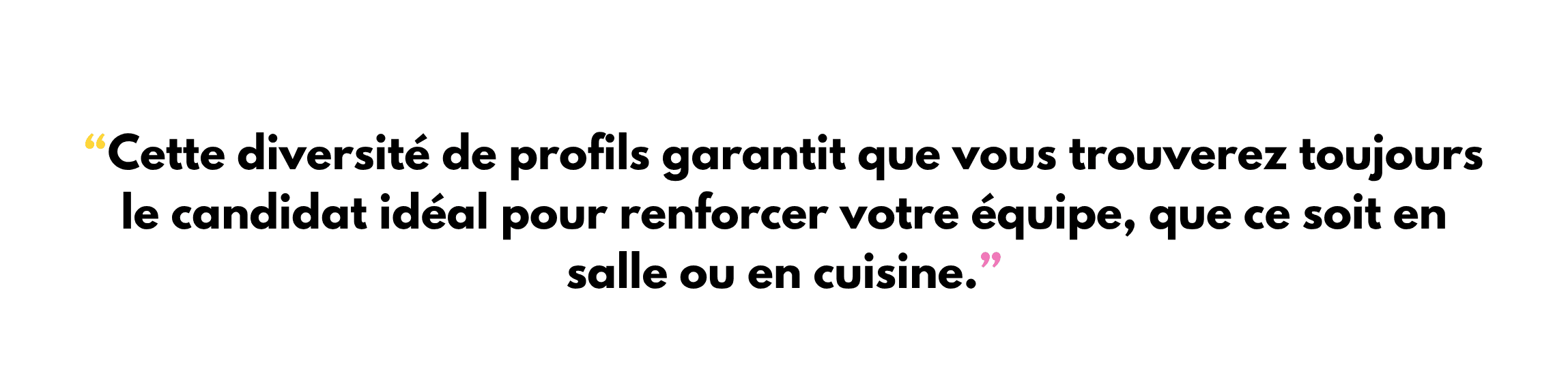 Recrutement restauration