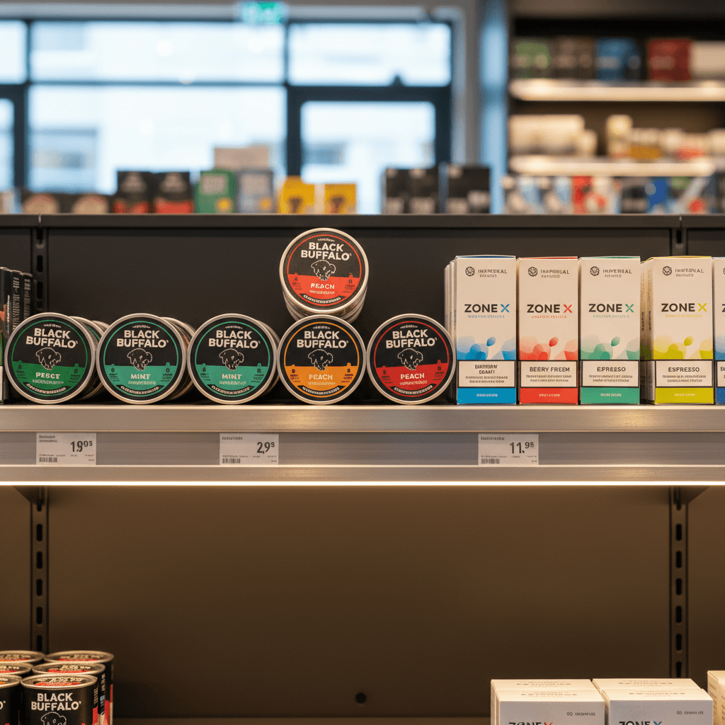 Modern oral nicotine product lineup: Black Buffalo and Imperial Brands