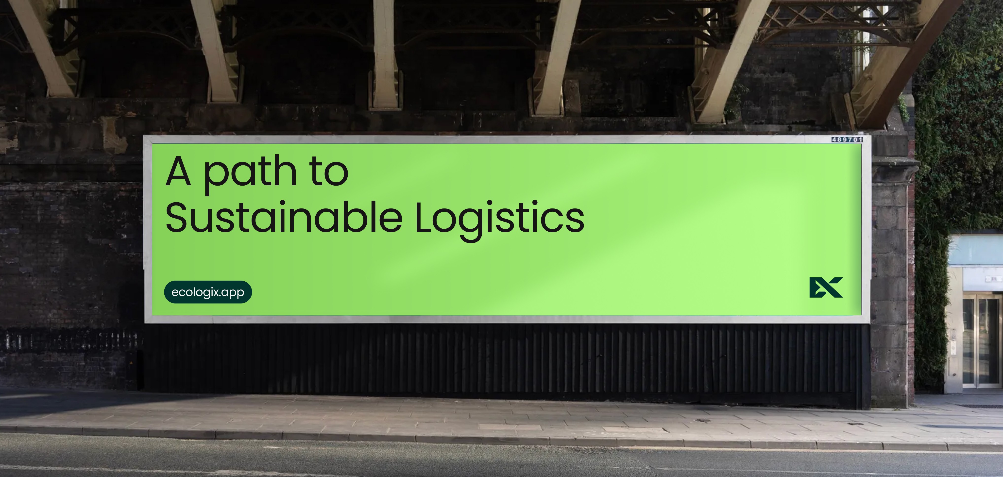 Ecologix real-time data dashboard chart showing pickup metrics with UX design enhancements