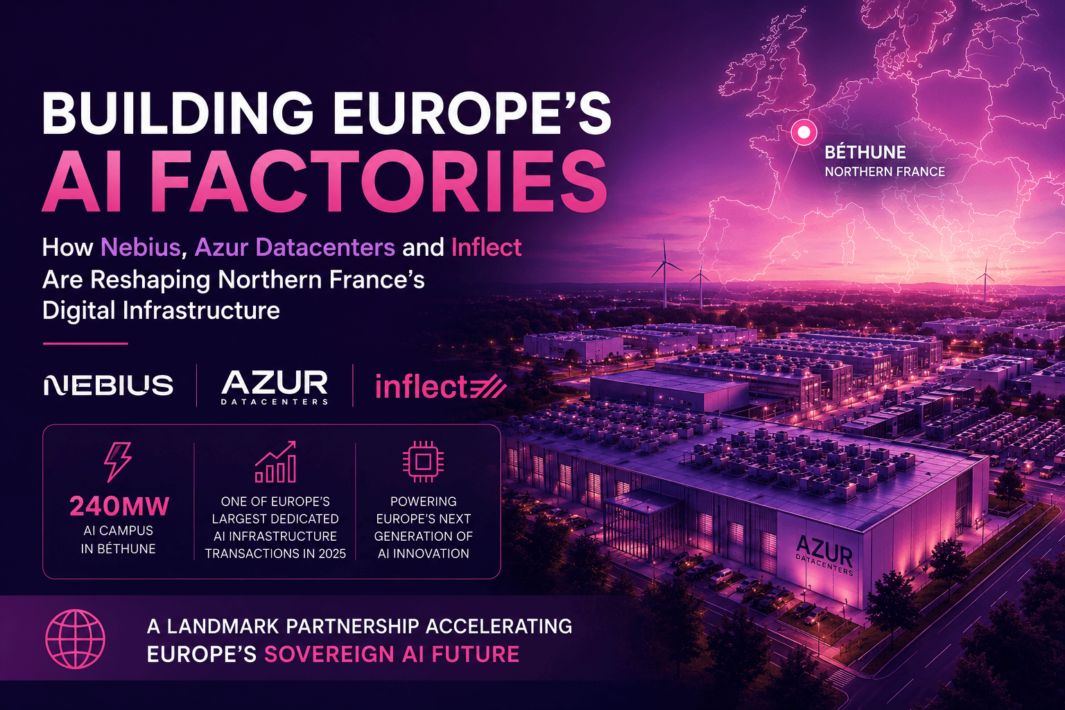 How Nebius, Azur Datacenters and Inflect Are Reshaping Northern France's Digital Infrastructure