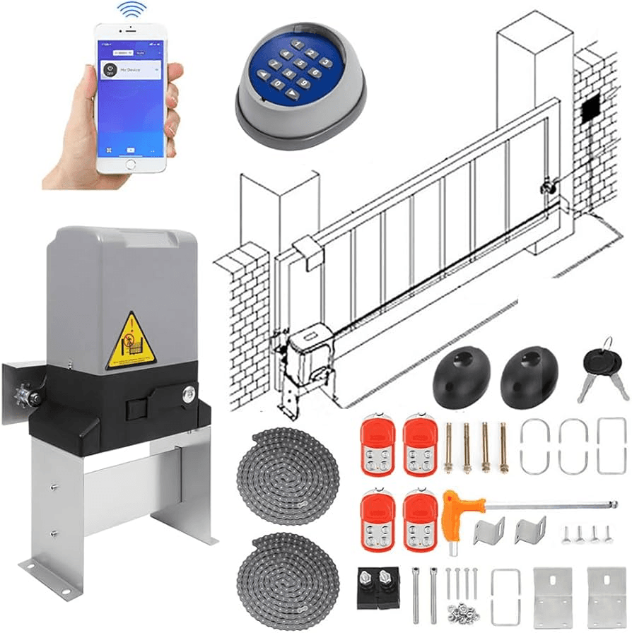 Installation Complexity and Structural Requirements-swing motor vs sliding motor