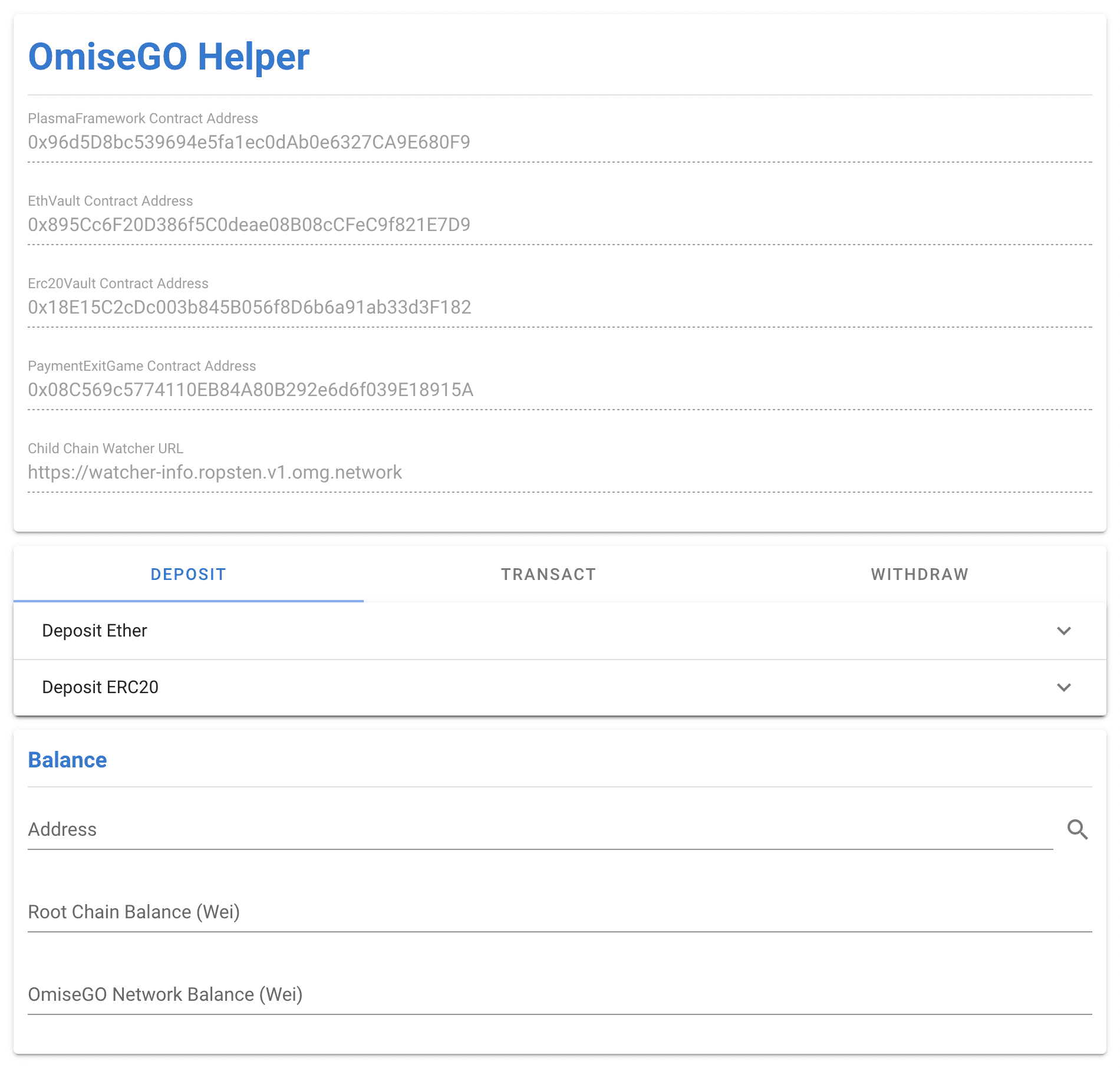 The application has successfully connected