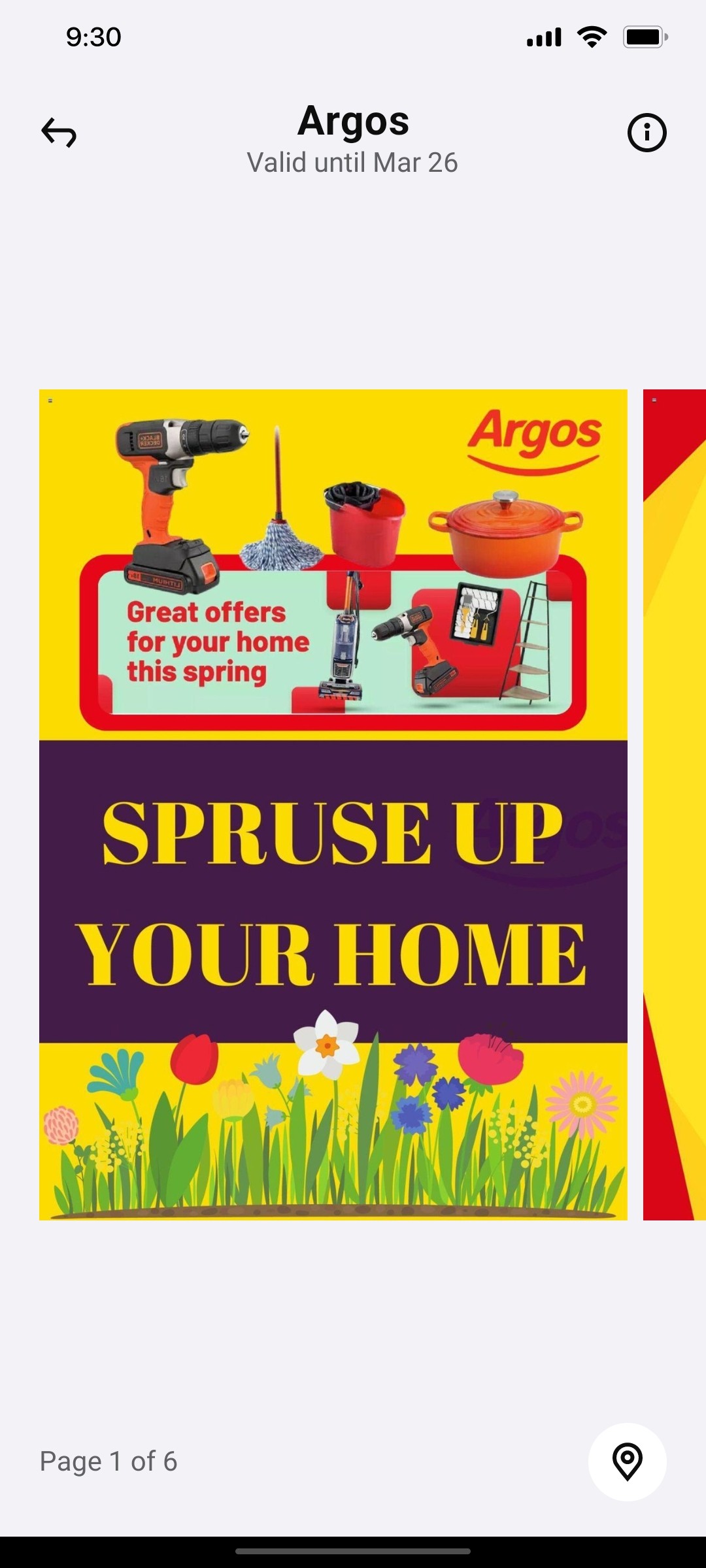 Klarna  Argos Page Screen