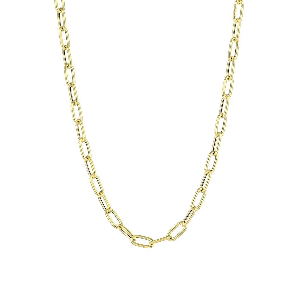 Assos Pırlanta 14 Ayar Altın Erkek Zincir Kolye 45 cm