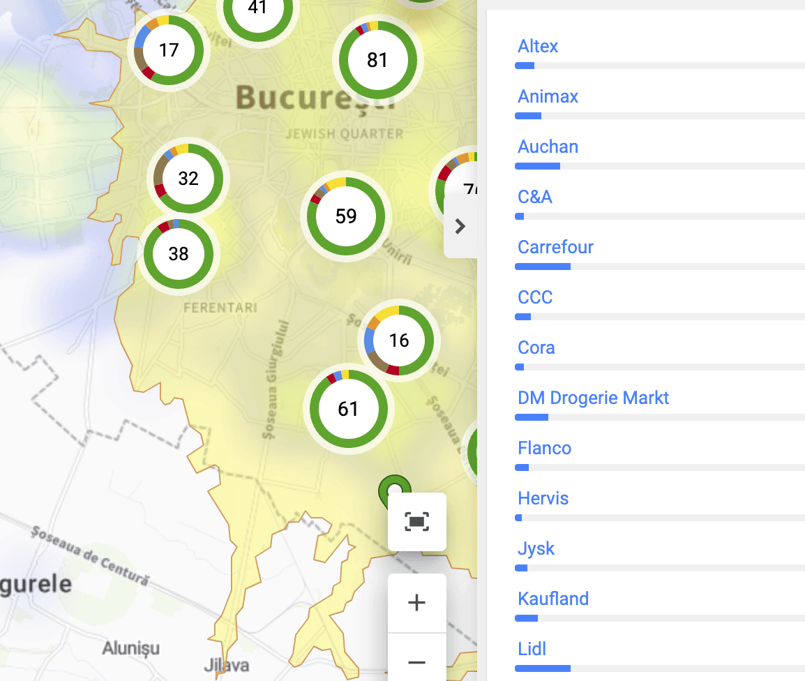 Why is Location Intelligence a Game Changer in Retail - visualization of location data
