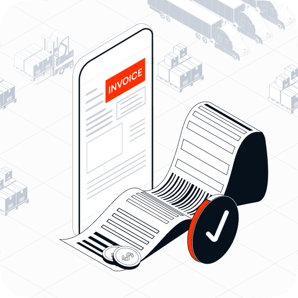 Warehouse supervisors reviewing CONFIRMED shipment on tablet and a clipboard for chain‑of‑custody verification