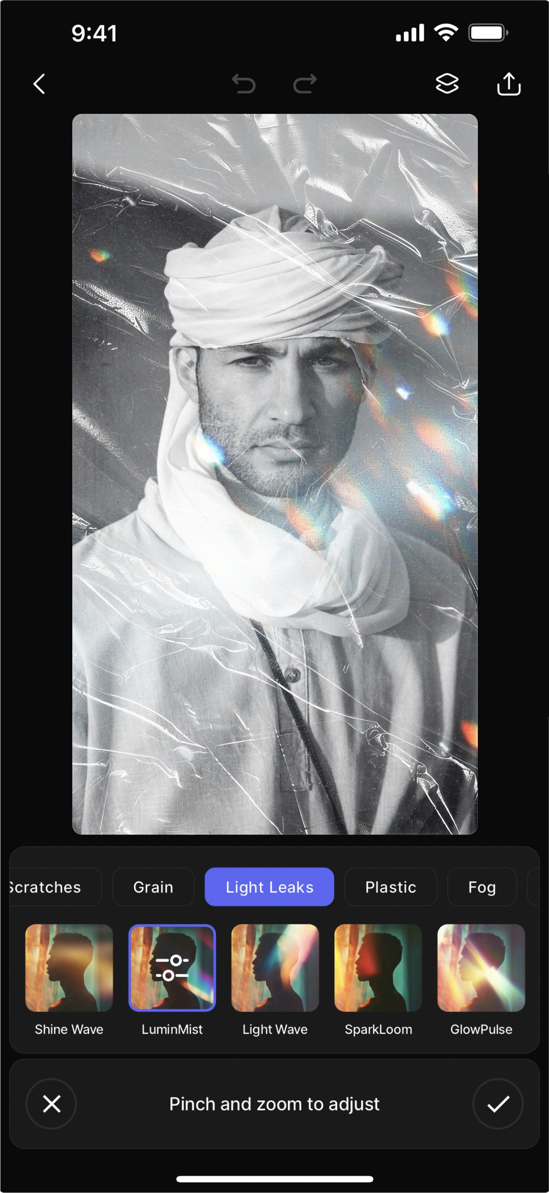 Add multiple effects to your photos