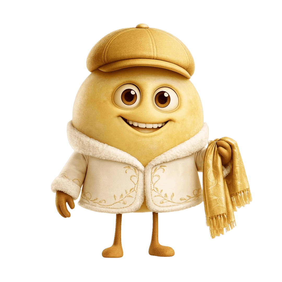 Hárslevelű grape berry illustration for wine education.