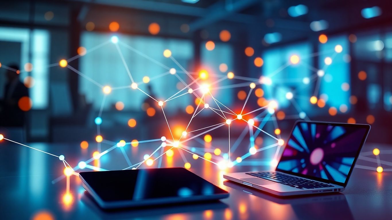 Interconnected digital channels for business growth.
