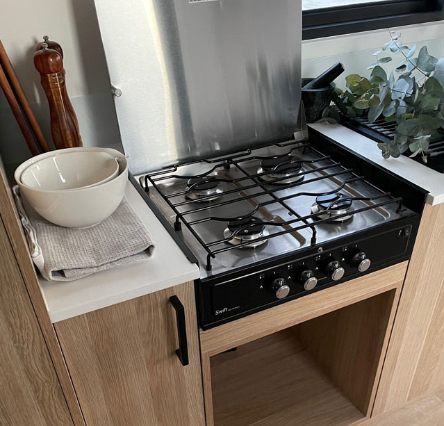 Space-saving kitchen in the medium mini - Tas mini