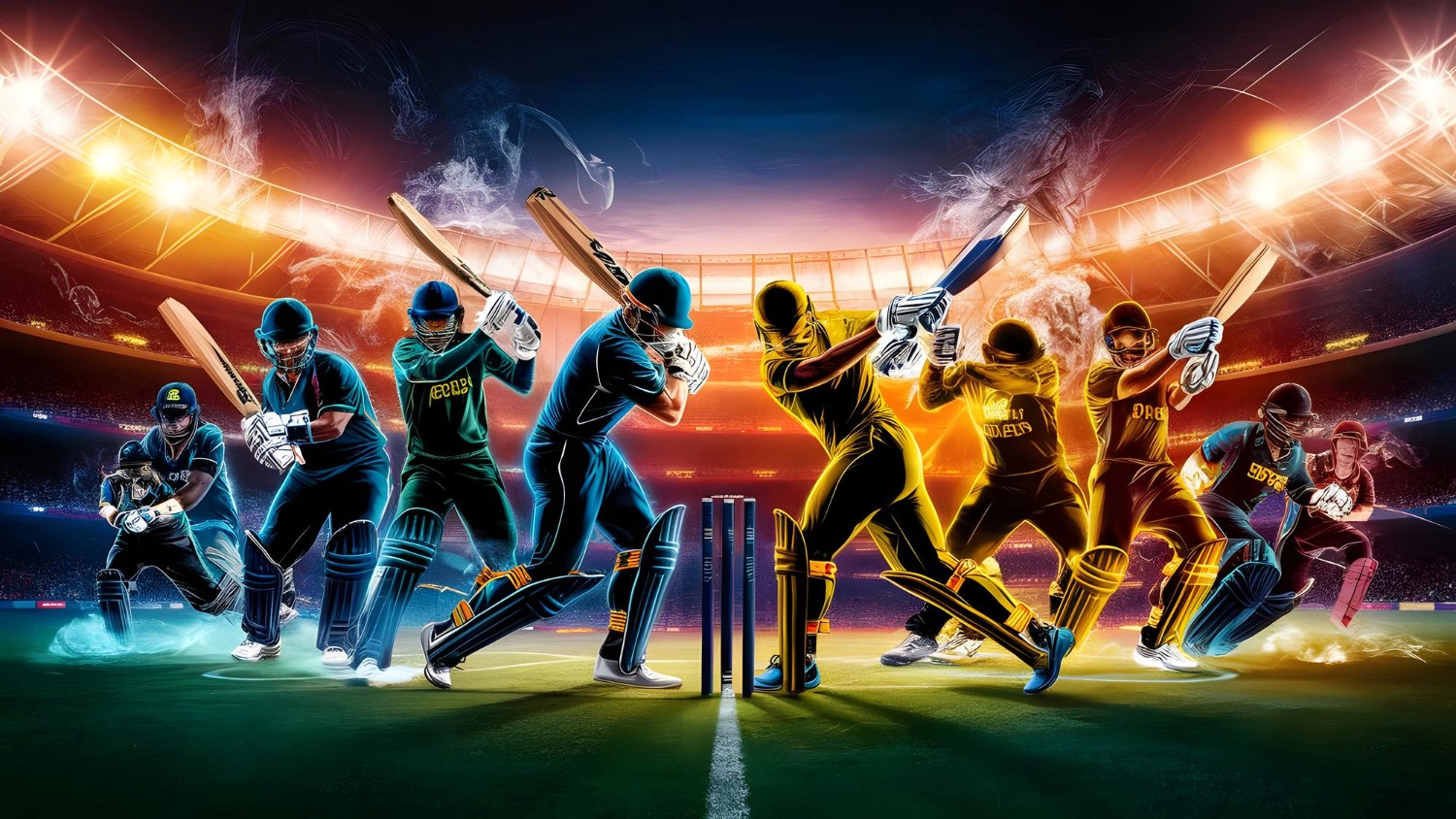 Virtual cricket simulation with authentic match dynamics 