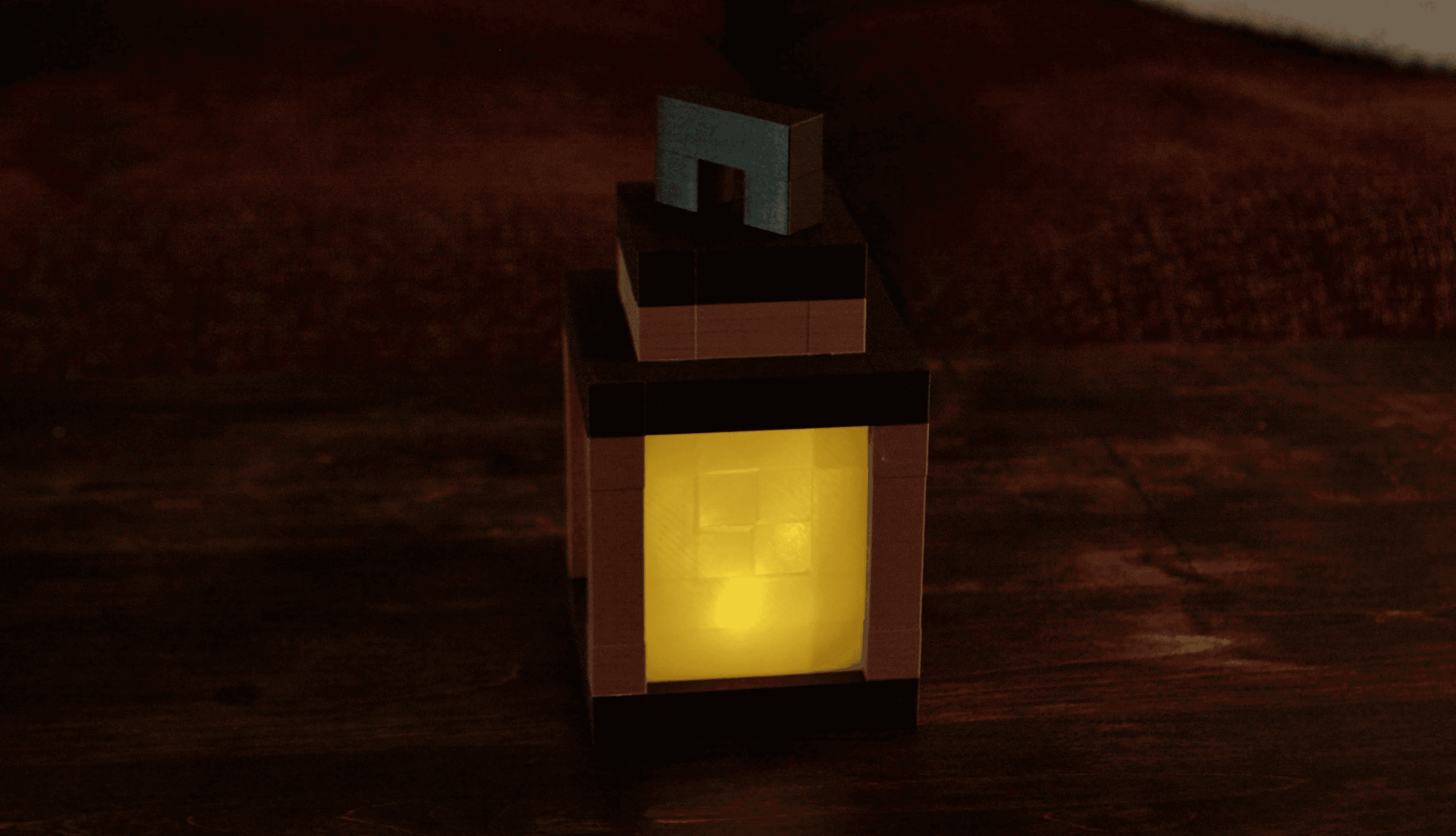 3D Printed Minecraft Lantern