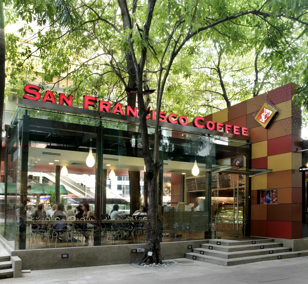 San Francisco Coffee architectural project by Asima Architects