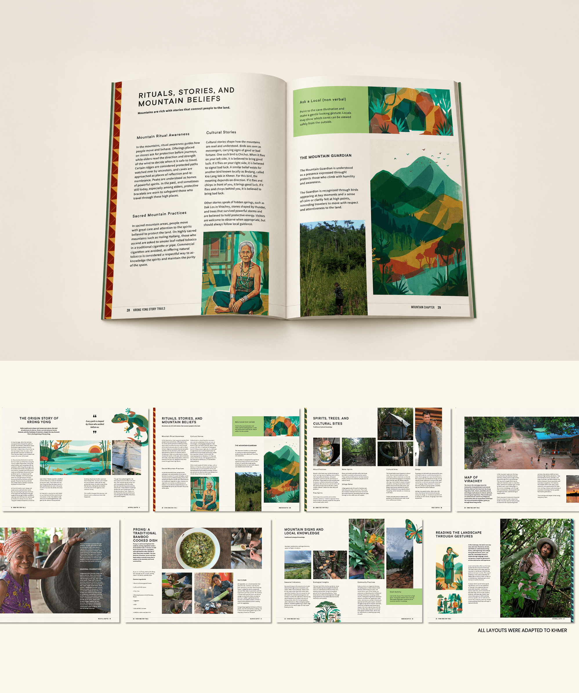 Booklet spreads