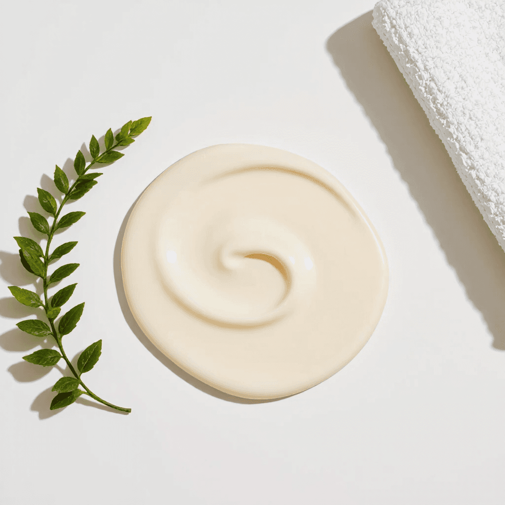 product photography of skin care mask