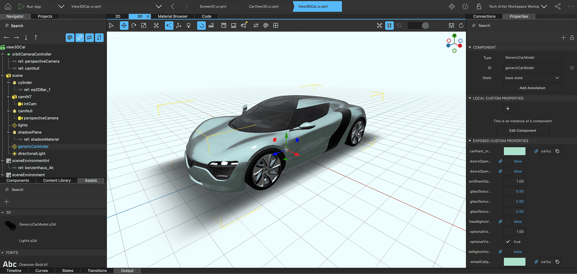 Devices showing Bloomy UI