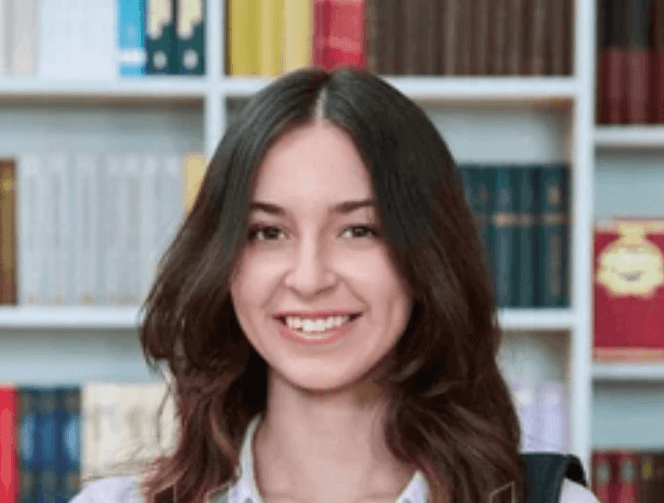 Portrait image of recently hired tech professional