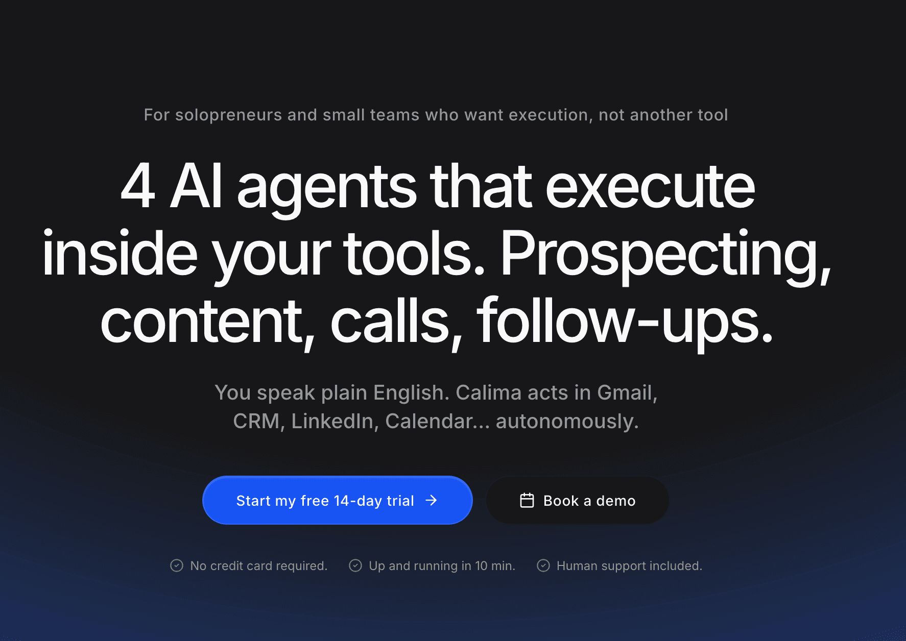 Calima AI - Renfort technique Calima AI