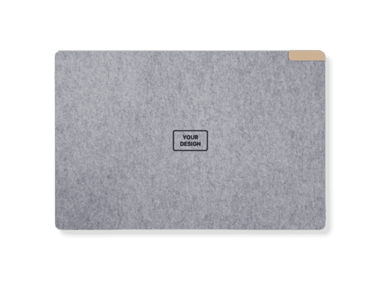 Sustainable felt desk pad for eco-friendly corporate gifts and office branding