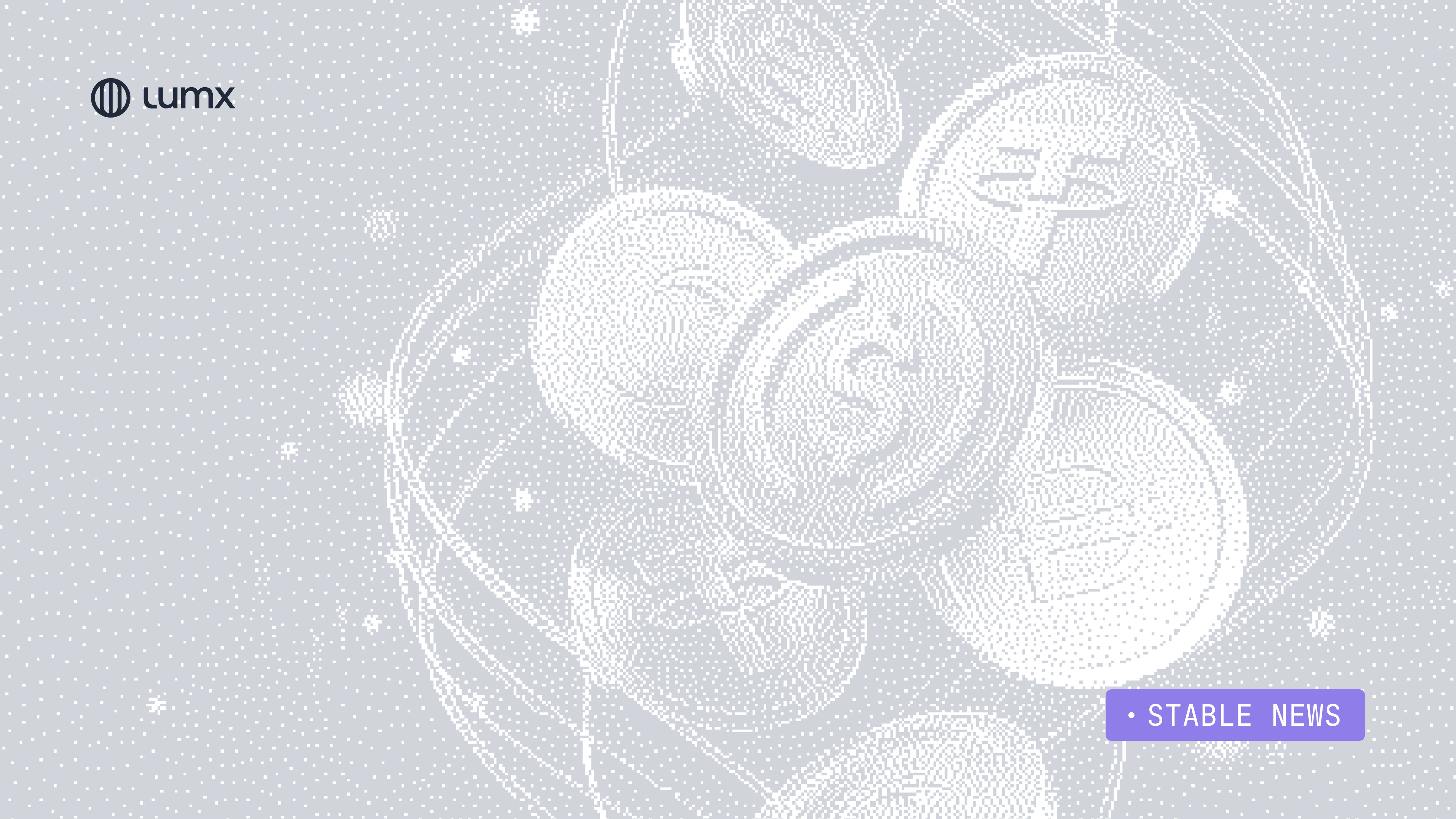 Cover image for Lumx blog article: 49% of global institutions already use stablecoins