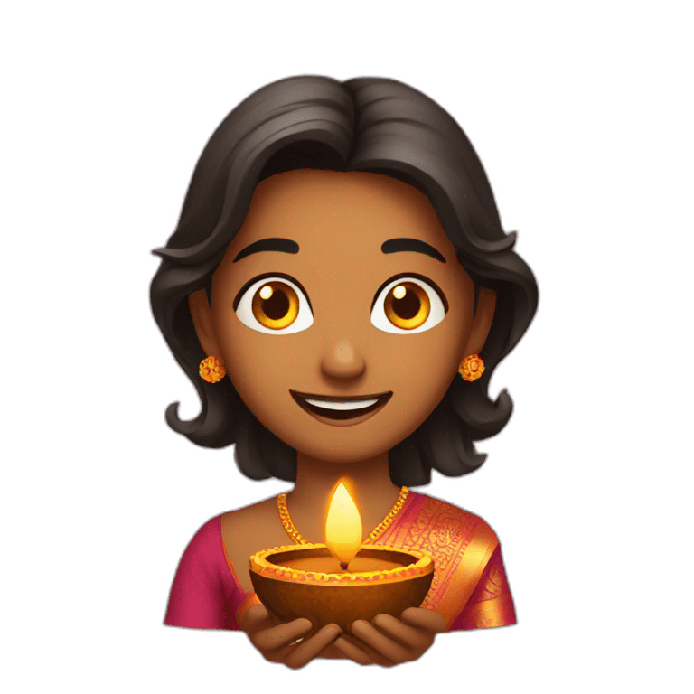 enjoying diwali emoji | AI Emoji Generator