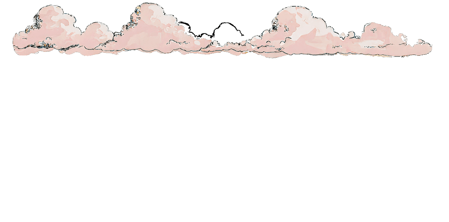 Illustration of clouds used as background design element for lawyer website design services.