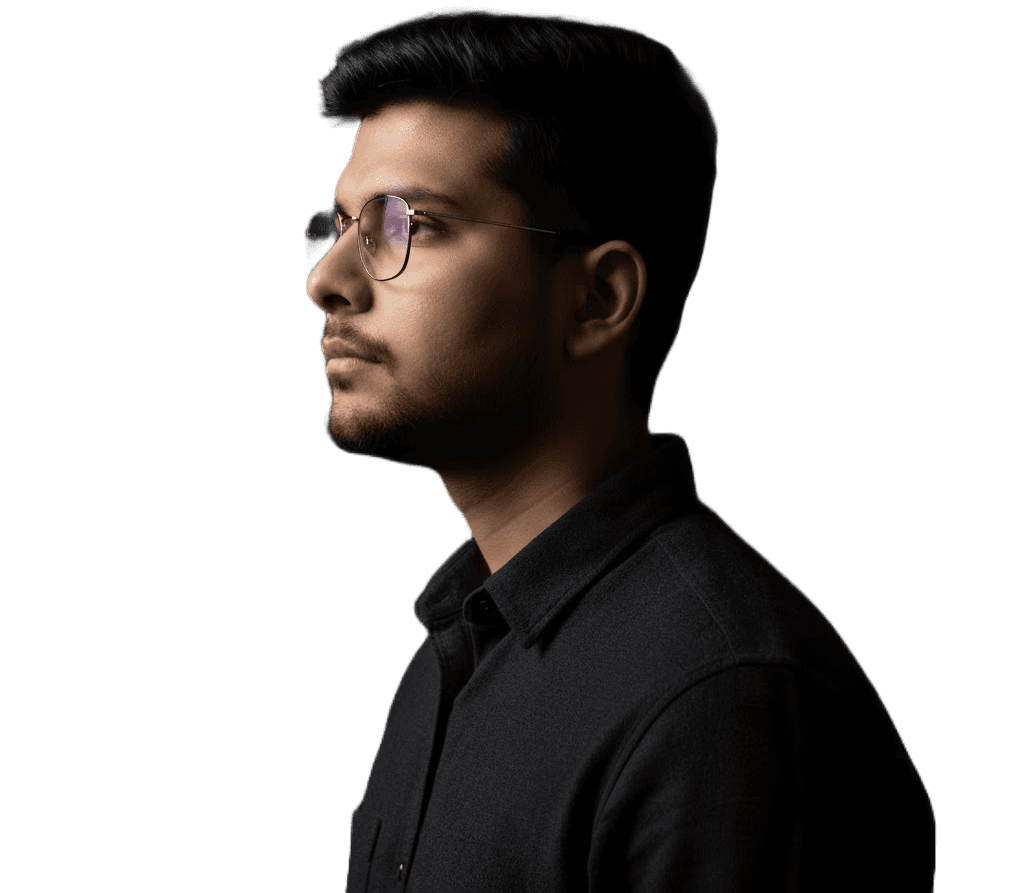 Portrait of Biswas Choudhury, brand and visual designer