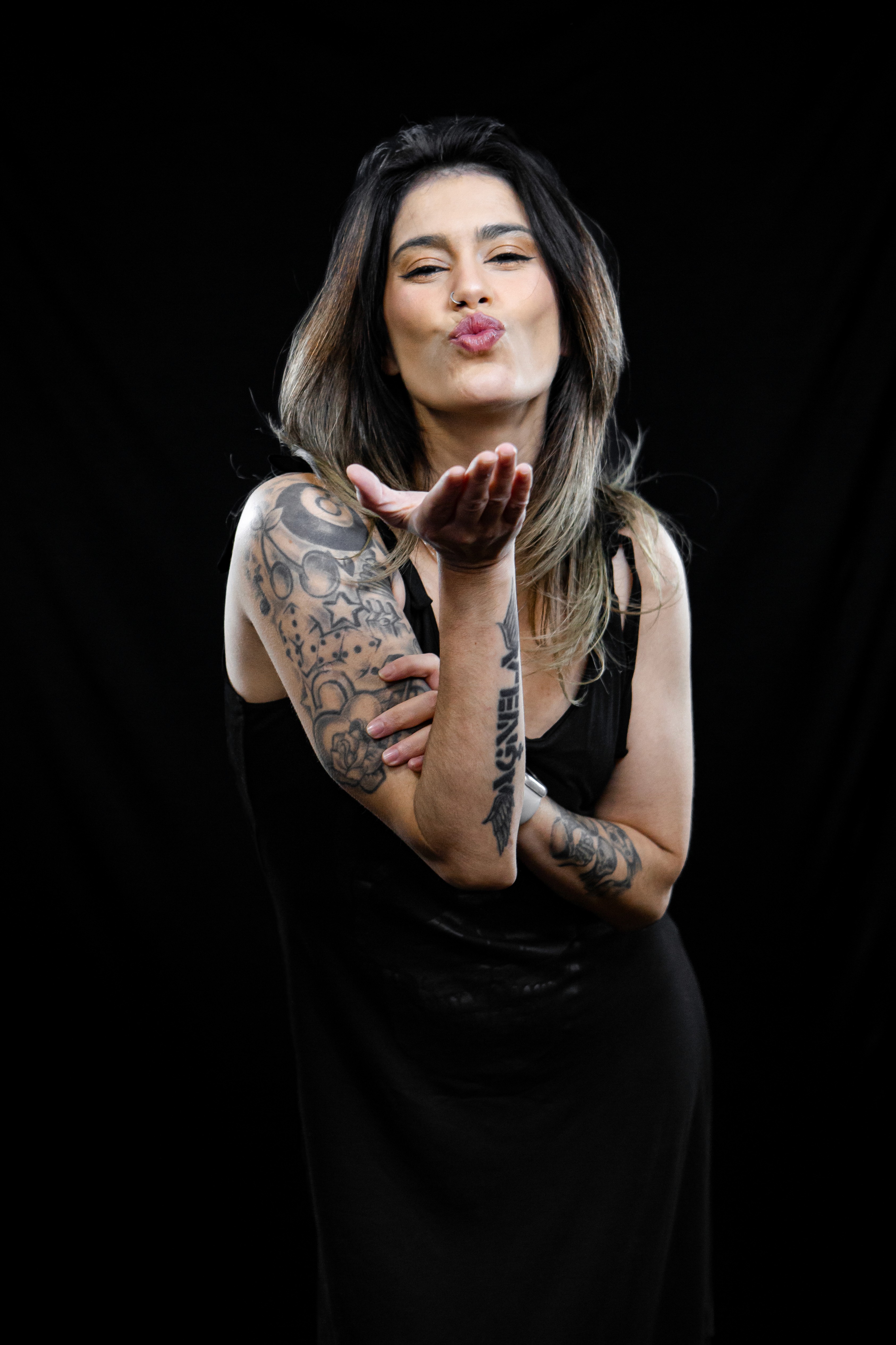 Man Wearing Black Coat